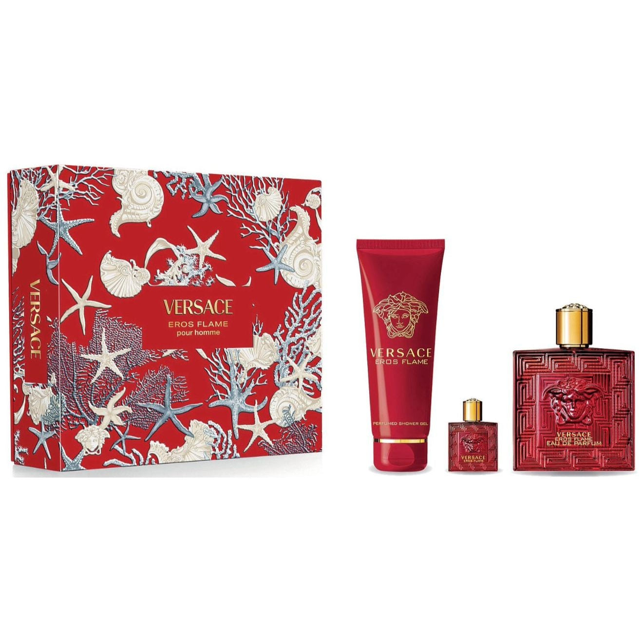 VERSACE EROS FLAME SET X3
